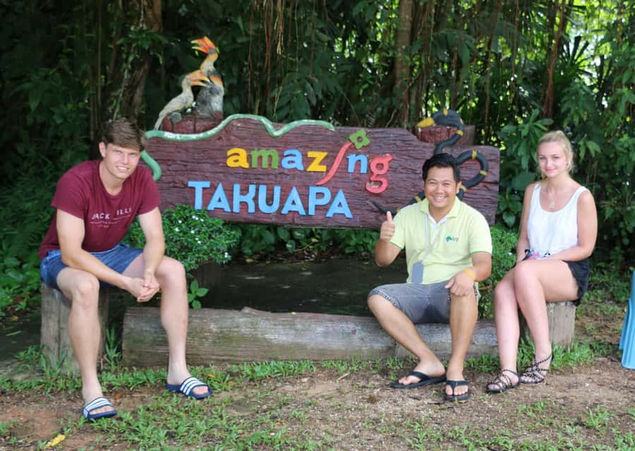 Khao Lak's Little Amazon: Canoe, Trek & Waterfall Day Trip - Swimming beneath Namtok Tam Nang