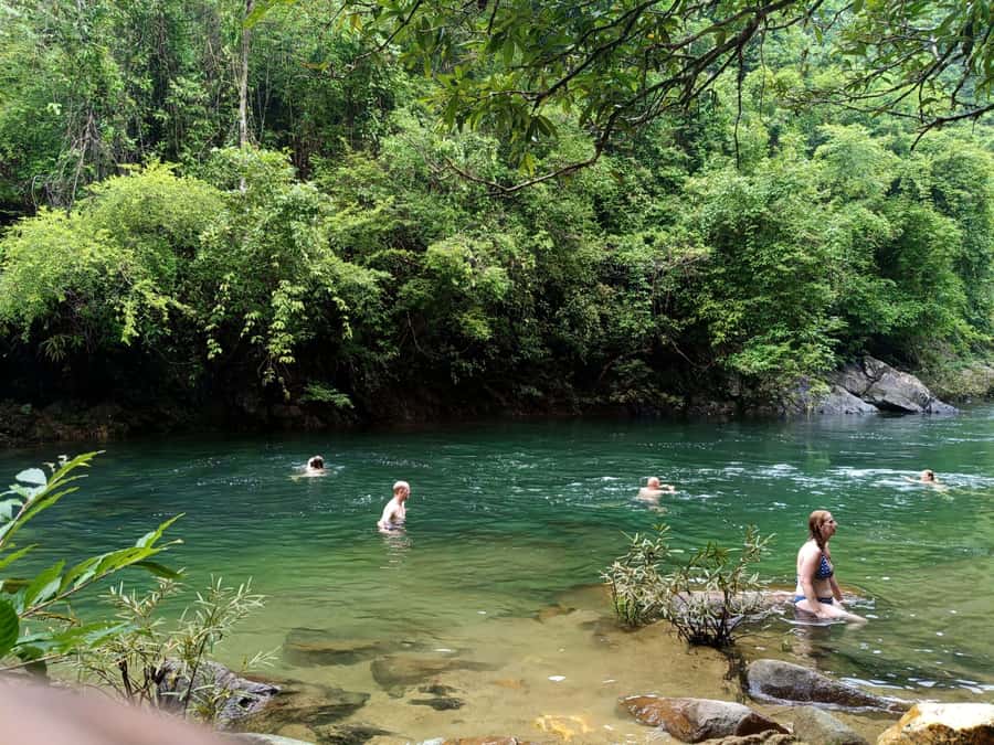 Khao Sok: Private Jungle Trek, Waterfall Swim & Bamboo Lunch - Following the rainforest trail