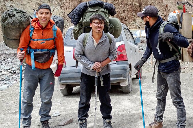 Ladakh One Day Trek- Gyamtsa to Phyang Village - The uphill walk to Gyamtsa La