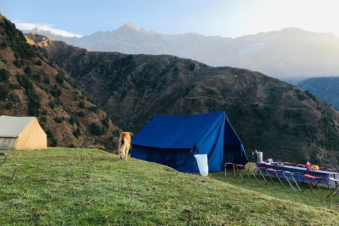 Laka Glacier Trek with Manu Adventures India - Triund at 9,500 feet