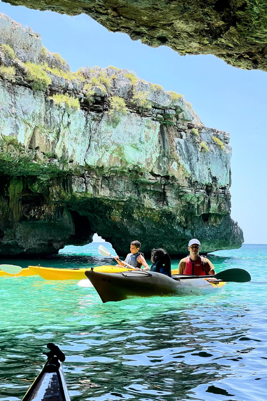 Leuca kayak tour + swimming + speleo-trek in cave - Who should book this experience