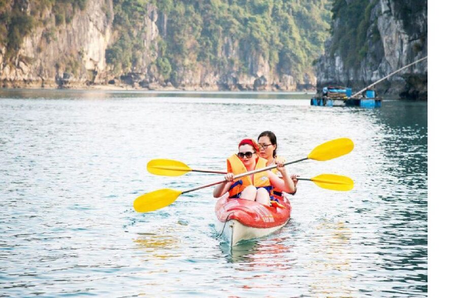 Long Trekking Catba national park, Lan ha bay full day trip - Kayaking, swimming, and the bay stop