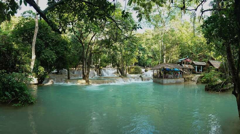 Luang Prabang Thin Pha Trail & Tad Sae Falls Trek - Crossing the Nam Khan to the trailhead