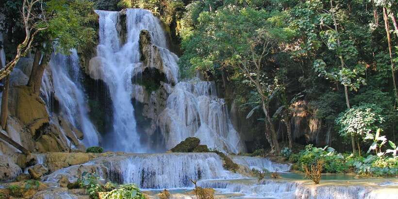 Luang Prabang Trekking LongLao to Kuang si falls full day - The bear rescue center near Kuang Si