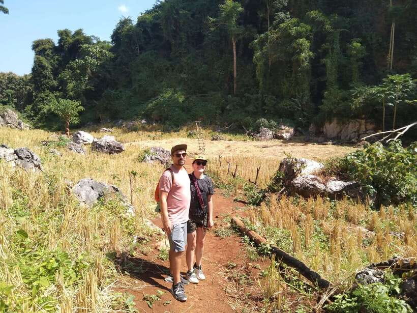 Luang Prabang Trekking LongLao to Kuang si falls full day - Climbing above the Hmong and Khmu valley