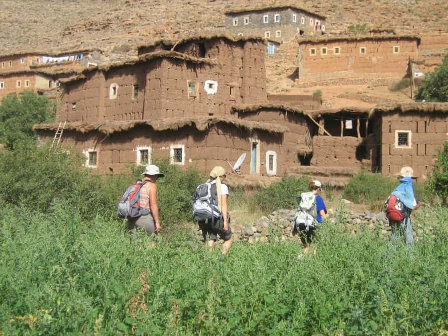 Marrakech: 3-Day High Atlas Mountains and Three Valleys Trek - Day one: Imlil to Tizi n’Tamaterte and Tachddirt