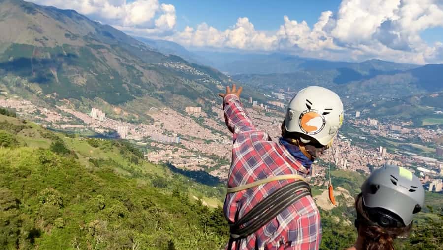Medellin: Day Trip to Private Zipline and Waterfall Trek - Guides, photos, and the safety routine