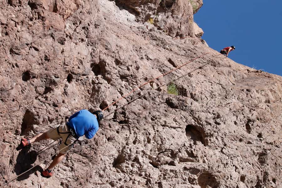 Mendoza: Trekking, Abseiling and Zipline - The 30-meter rappel is the strongest section