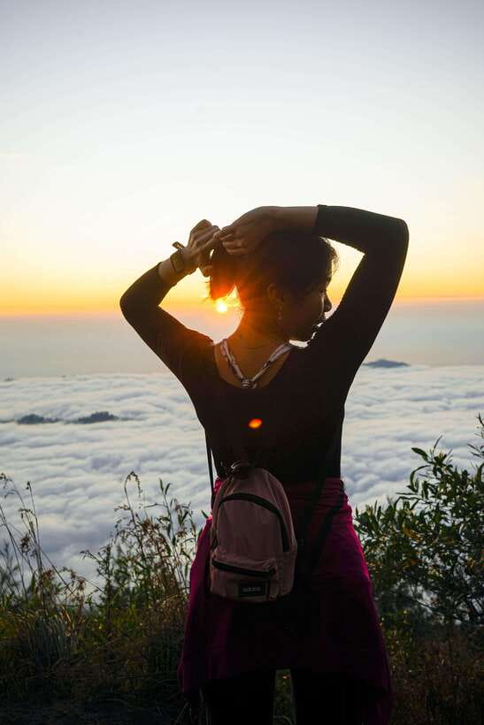 Mount Abang Trekking - The descent and what your legs will notice