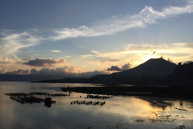 Mount Batur Volcano - Sunrise Trekking with White Water Rafting - Sunrise over Lake Batur and the caldera