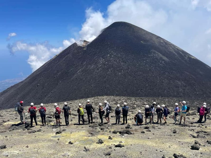 Mount Etna: Central Crater (3,340 meters) with Jeep and Trek - Reaching the Central Crater area