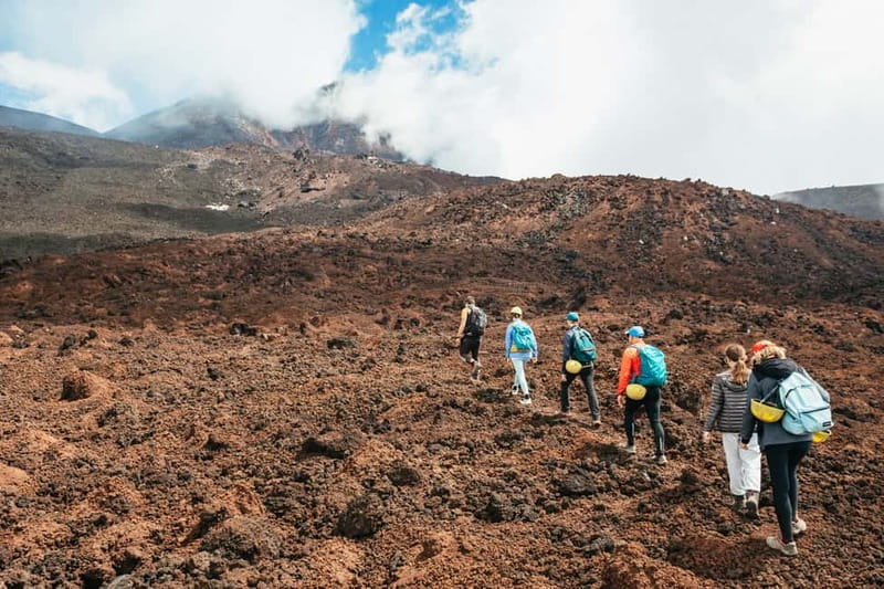 Mount Etna: Guided Trek 3,000 Meters to the Summit - The 2001 crater and the descent