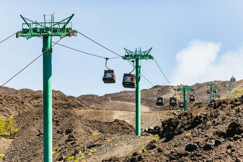 Mount Etna: scenic Summit Trek with a volcano Guide and Gear - The cable car ride to 2,500 meters