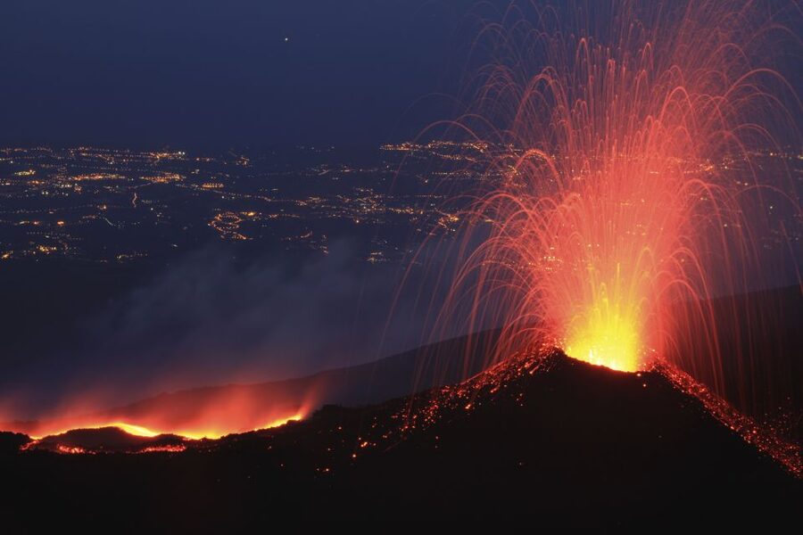 Mount Etna: Summit Crater Trek with Cable Car - The summit craters and 360-degree views