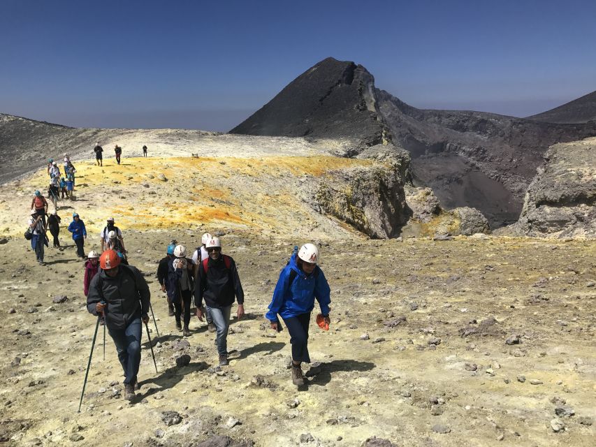 Mount Etna: Summit Crater Trek with Cable Car - The loose volcanic-sand descent