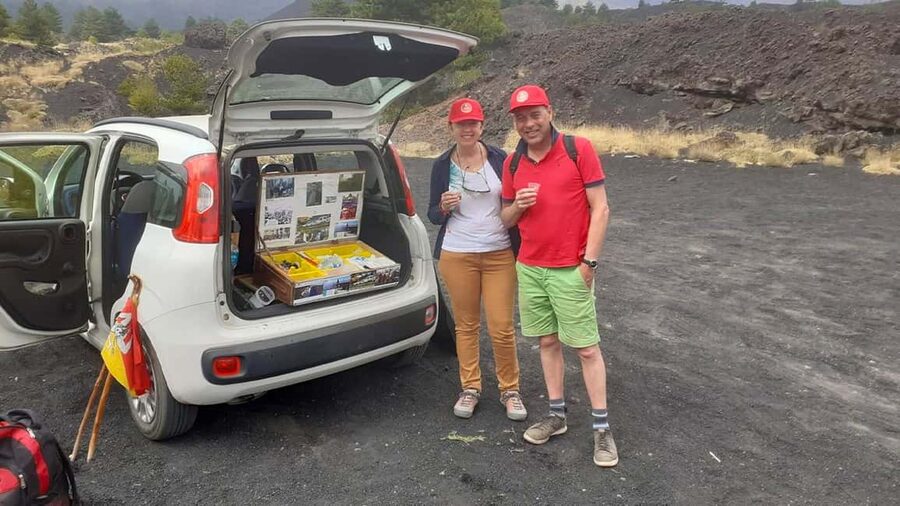 Mount Etna: trek with vintage car, tasting sicilian produtcs - The 40-minute walk through birch forest