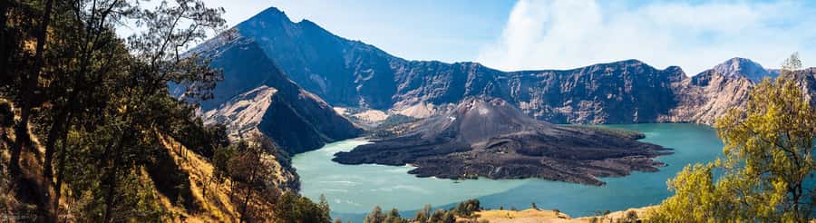 mount rinjani One day trek - Lunch prepared at altitude