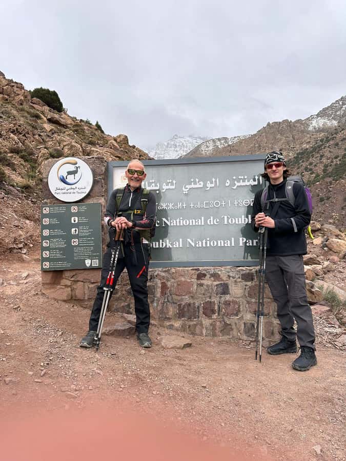 Mount Toubkal Trek 2 Days & 1 Night - Returning to the refuge and walking down to Imlil