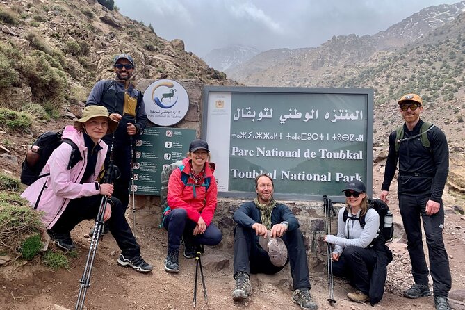 Mt Toubkal Ascent Express Trek 2 Days 1 Night - The early climb toward 4,167 meters