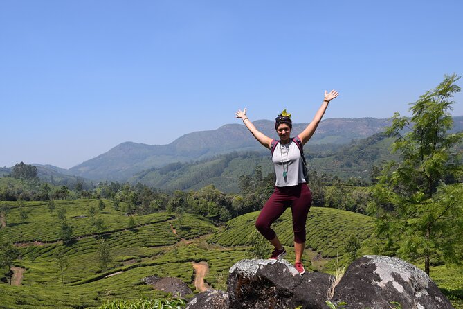 Munnar Mountain Trekking - Open Grassland and Mountain Views