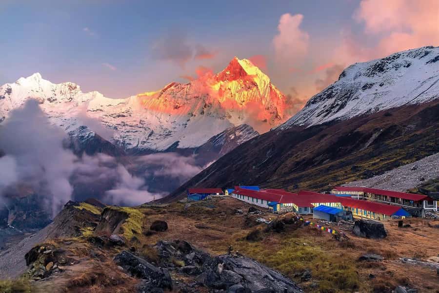 Nepal: Time For Easy Annapurna Base Camp Trek - Day 3: Deurali to Annapurna Base Camp via Machhapuchhre Base Camp