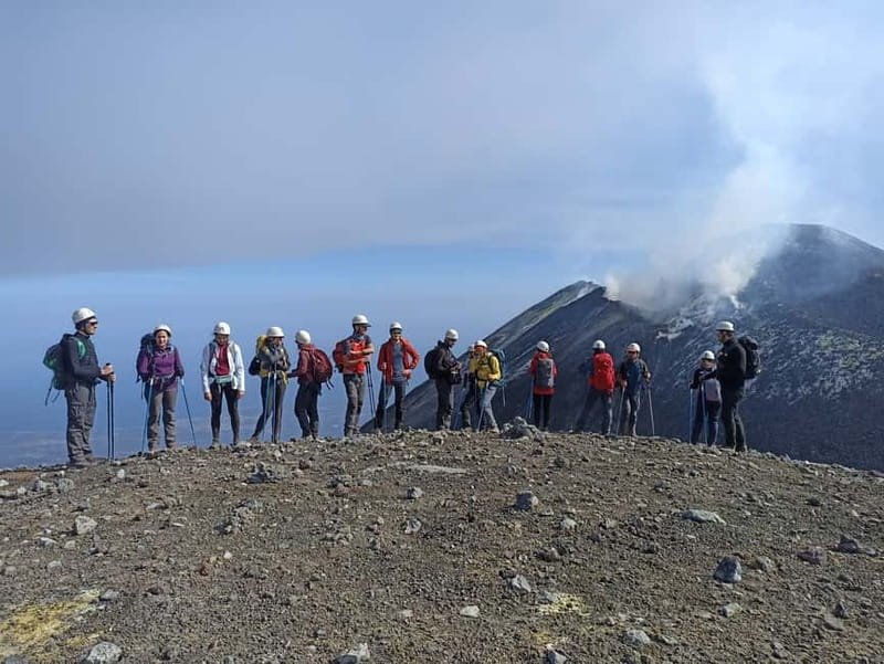 Nicolosi: Mount Etna Central Crater Guided Trekking Tour - The summit walk across black lava