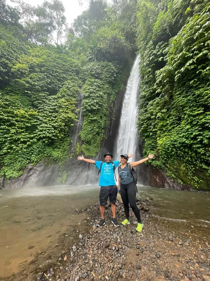 North Bali: Explore Munduk Waterfall Trekking Experience - Labuan Kebo Waterfall is suited to quiet moments