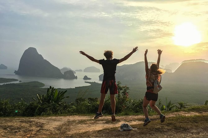 Phang Nga Treasures Sunrise Trekking and No-crowd James Bond by longtailed boat - Samet Nangshe gives you the big picture