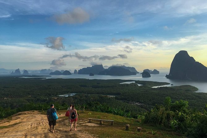 Phang Nga Treasures Sunrise Trekking and No-crowd James Bond by longtailed boat - Reaching James Bond Island by longtail boat
