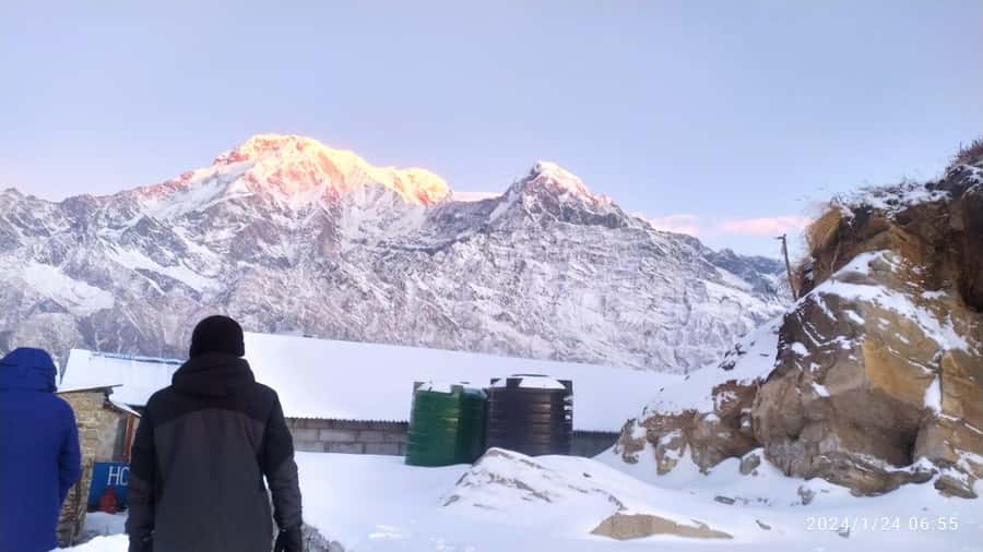 Pkr. Backpacker Group Dep.: 4 Day Mardi Himal Base Camp Trek - Day 2: Forest Camp to Low Camp and High Camp