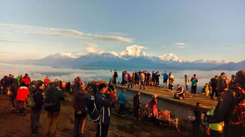 Pokhara: 3-Day Ghorepani, Poon Hill & Ghandruk Trek - Tadapani and the long walk toward Ghandruk