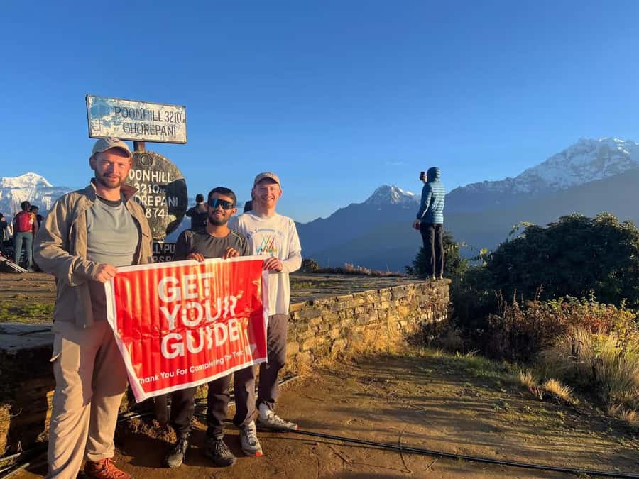 Pokhara: 3- days Poon Hill Trek - Poon Hill before sunrise