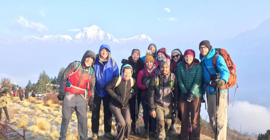 Pokhara: 4-Day Private Trek Tour - Day two: Rhododendron forest and the high village of Ghorepani