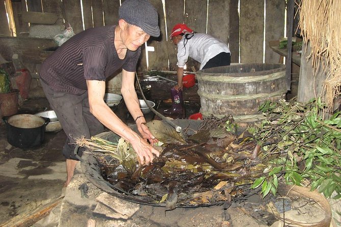 Red Dao Village Trek and Herbal Bath - Can Ho lunch with the countryside below