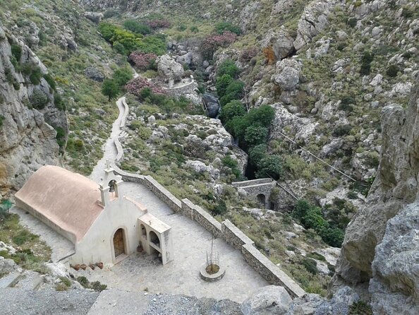 River Trekking at Kourtaliotiko Gorge Waterfalls to Preveli Beach - Key points to know before booking