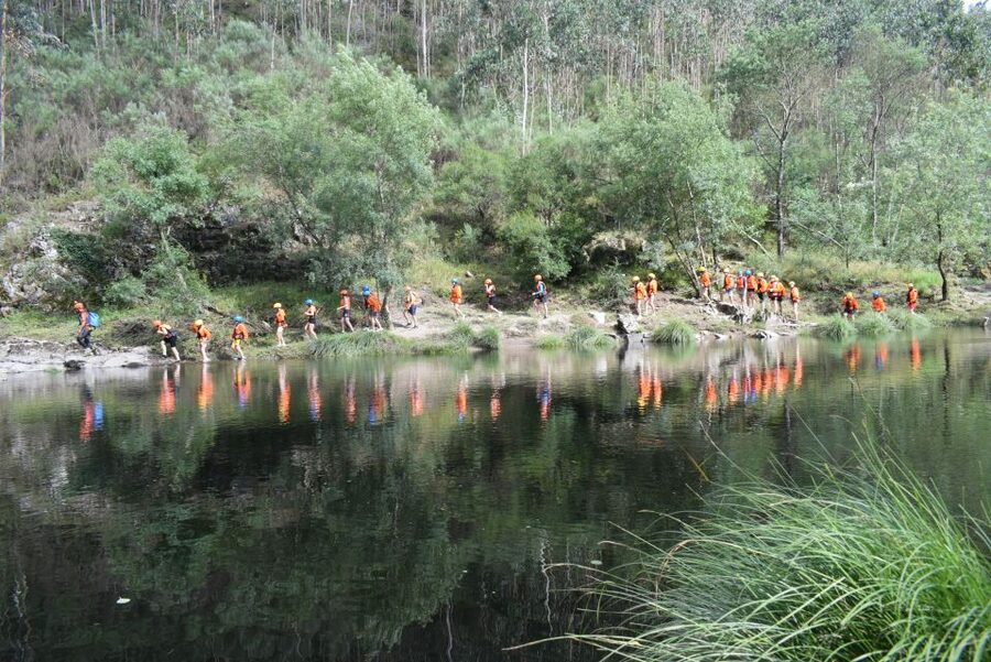 River Trekking in Arouca Geopark - Entering Arouca Geopark by river