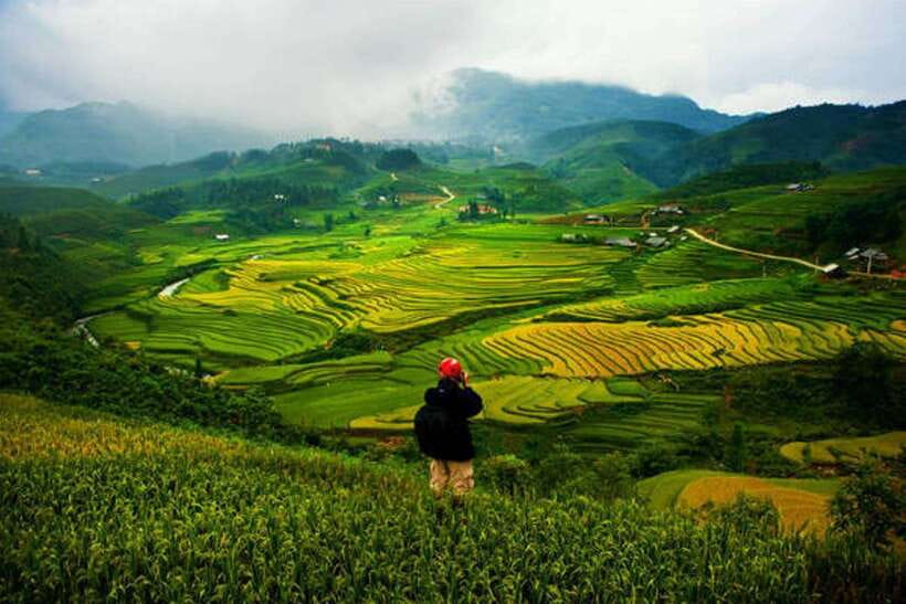 Sa Pa: Muong Hoa Valley Trek and Local Ethnic Villages - Ta Van Giay, the river, and ancient stone carvings