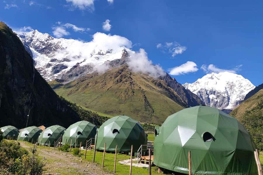 Salkantay Trek to Machu Picchu 5 Days with Sky Lodge Domes - Day two: Salkantay Pass and the long descent