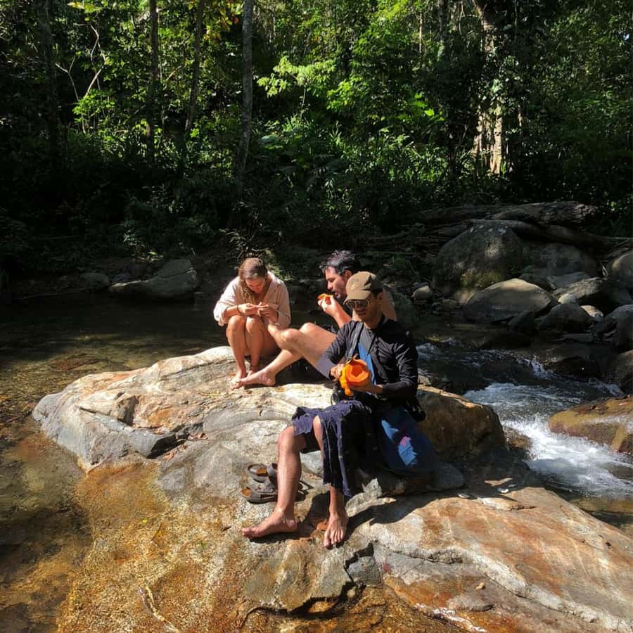 Santa Marta: Trekking in Minca Complete Waterfall Circuit - Oído del Mundo Waterfall and the first chance to cool off