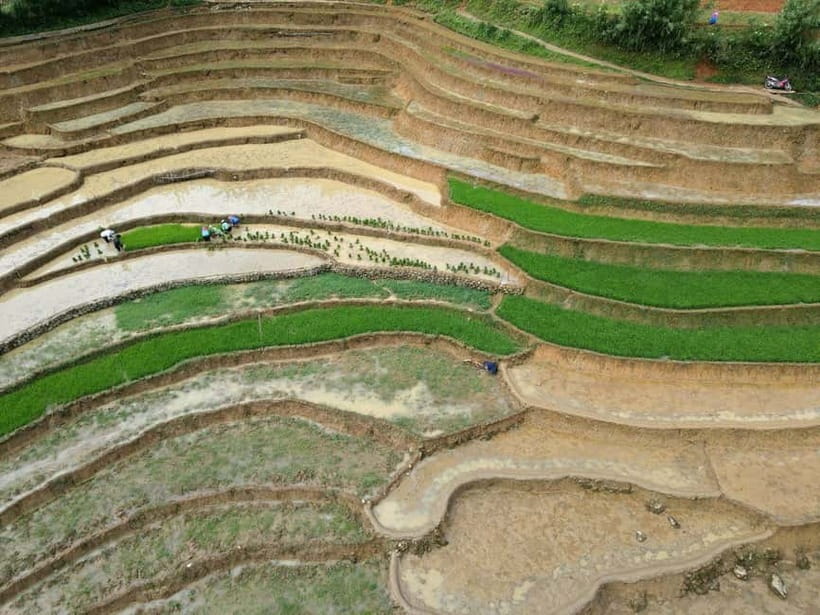 Sapa small groupe activities: 1 Day trek - Meet the locals - Crossing bridges toward Ta Van