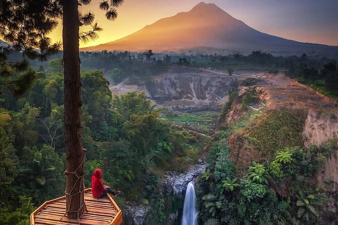Selogriyo Temple and Trekking Java Rice Terraces, hidden waterfall -Nature Java - Who will enjoy this day most