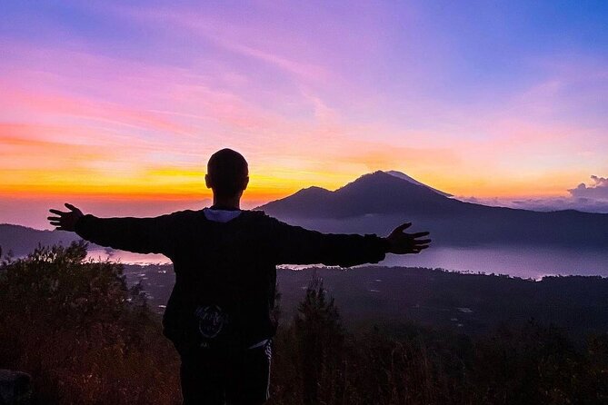 Sharing Mount Batur Sunrise Trekking And Natural Hot Spring - Crater views before the descent