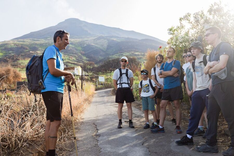 Stromboli: Sunset Trekking at Sciara del Fuoco - The dark descent back to the village