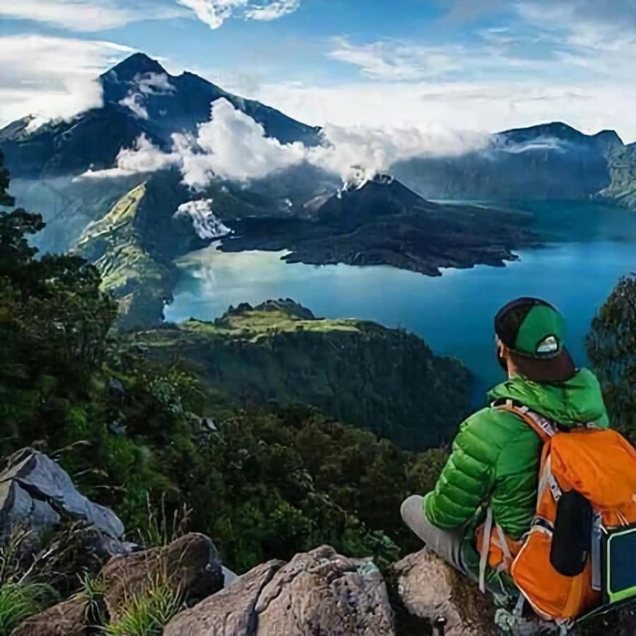 Trekking Mount Rinjani 2D/1N To Second Summit - Sunset at Senaru Crater Rim