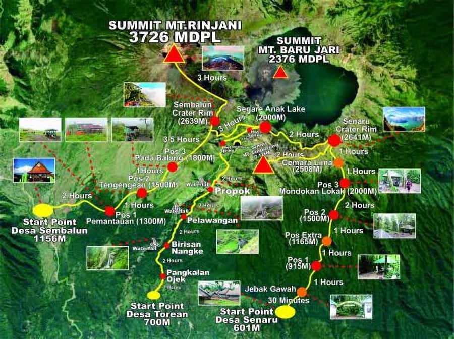 trekking mount rinjani summit join in group tour - What this Mount Rinjani trek actually involves