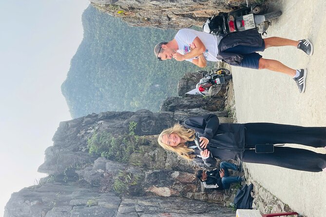 Trekking the White Cliff Ma Pi Leng Pass Adventure - Reaching the White Cliff after 4 kilometers