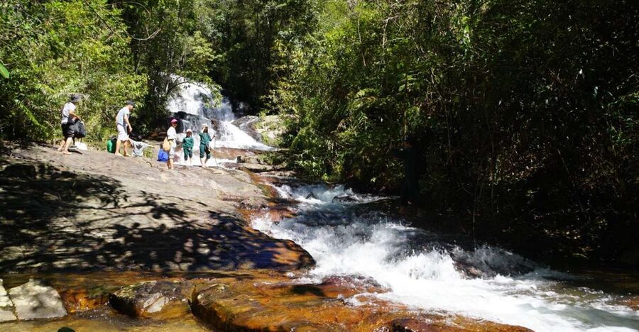 Trekking to Hidden Waterfall & Sturgeon Farm for dog-lovers - Inside one of Dalat’s largest sturgeon farms