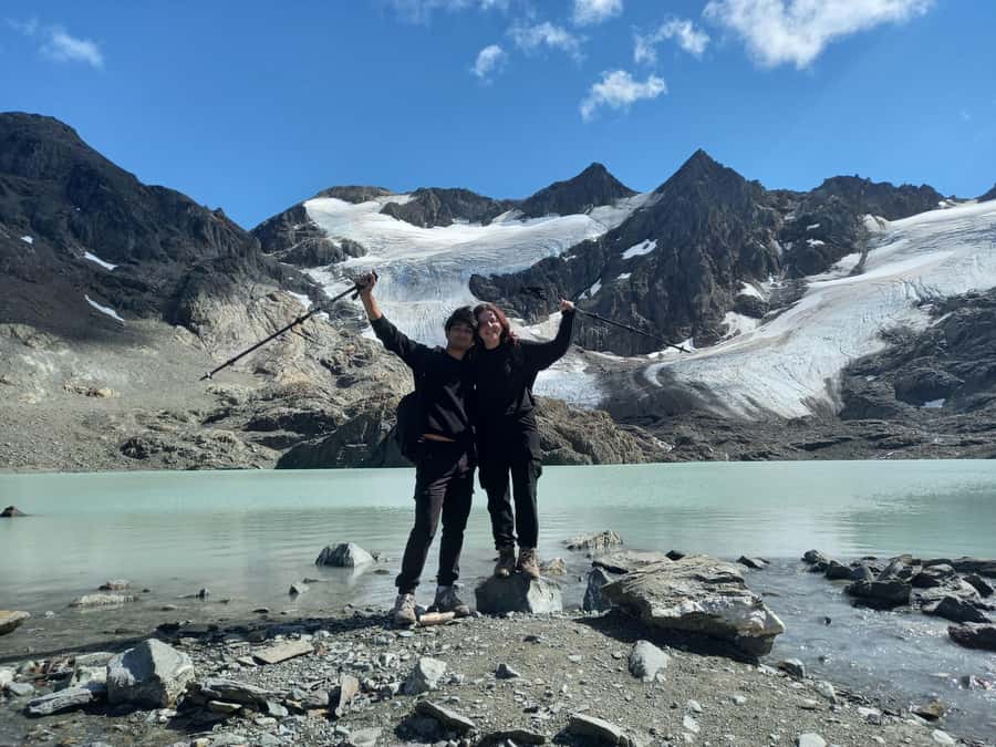 Trekking to Vinciguerra glacier and Tempanos lagoon - Three hours through forest, river, and mud