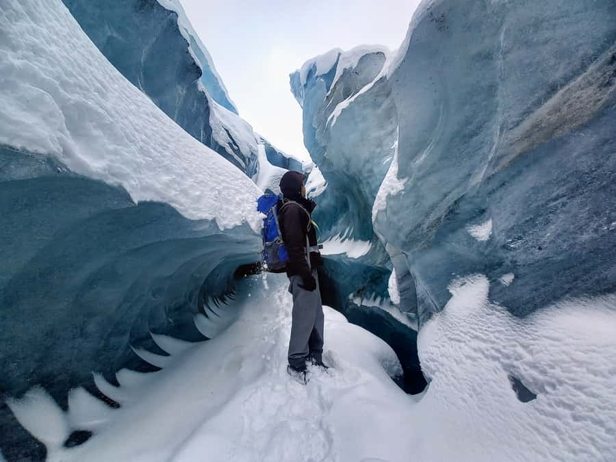 Trekking to Vinciguerra glacier and Tempanos lagoon - Tempanos Lagoon and the glacier approach