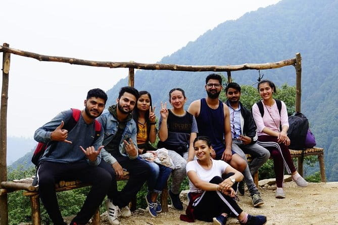 Triund Trek - Arriving at the campsite above Dharamshala